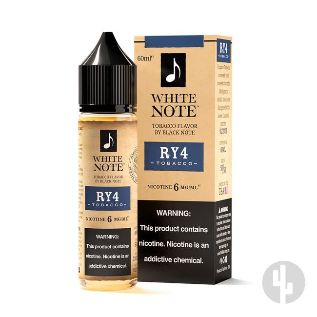 WHITE NOTE - RY4 Tobacco 60ML