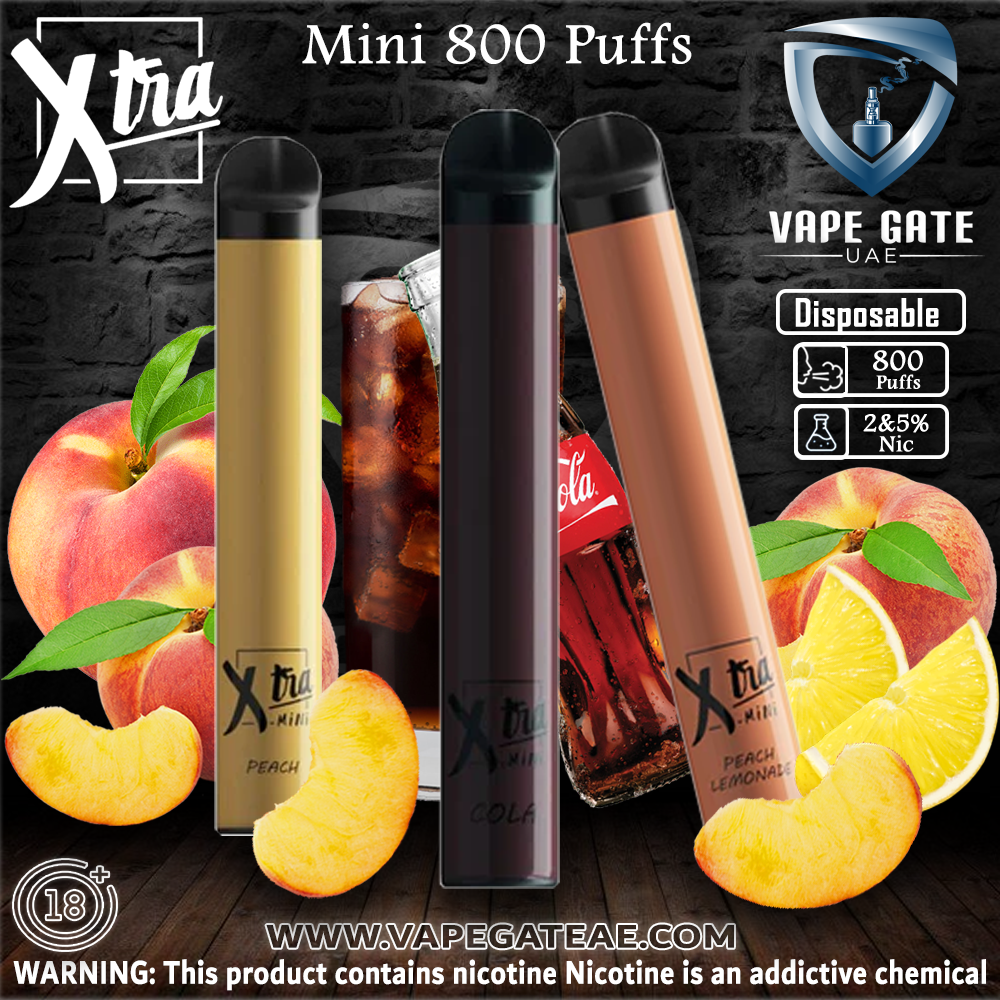XTRA Mini Disposable Vaporiser - 800 puffs (20mg)