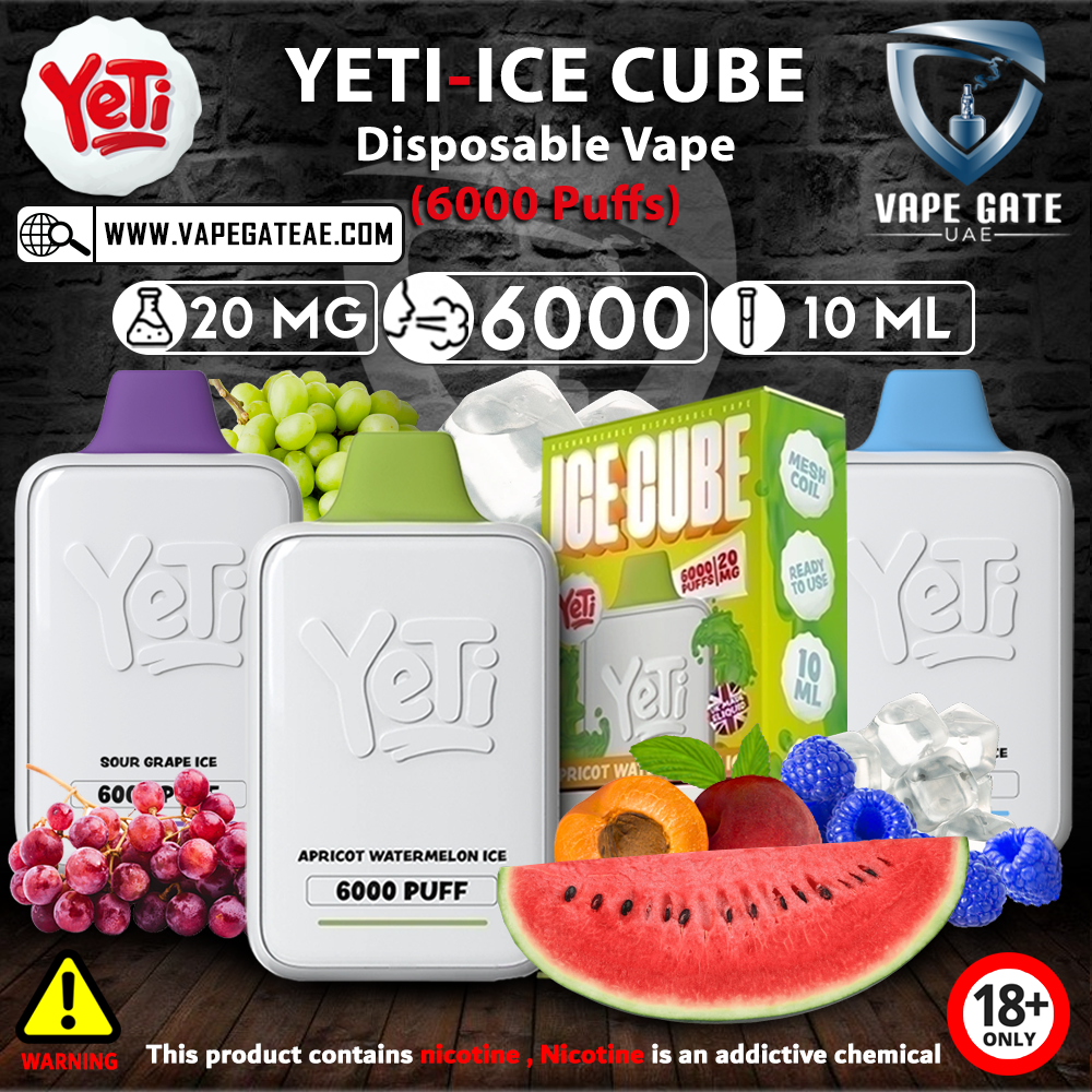Yeti - Ice Cube Disposable Vape (6000 Puffs)