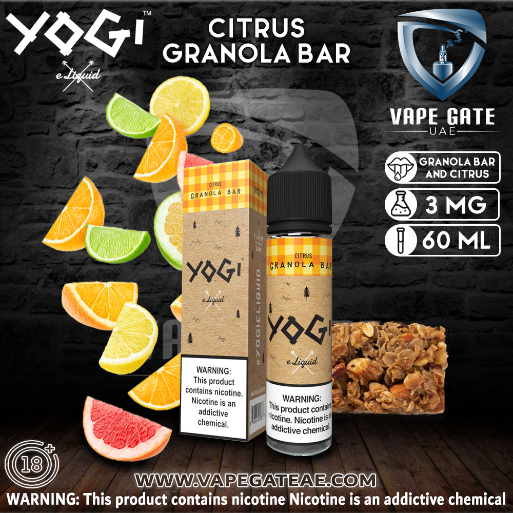Yogi E Liquid Citrus Granola Bar