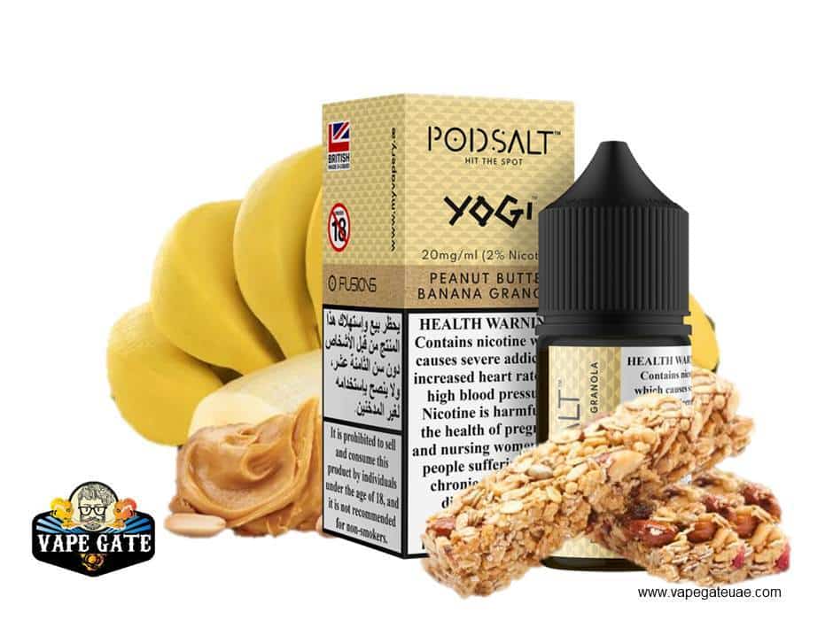 Pod Salt - Peanut Butter Banana Granola Saltnic