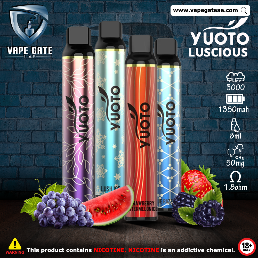 YUOTO - Luscious Disposable Pod (50mg-3000Puffs)