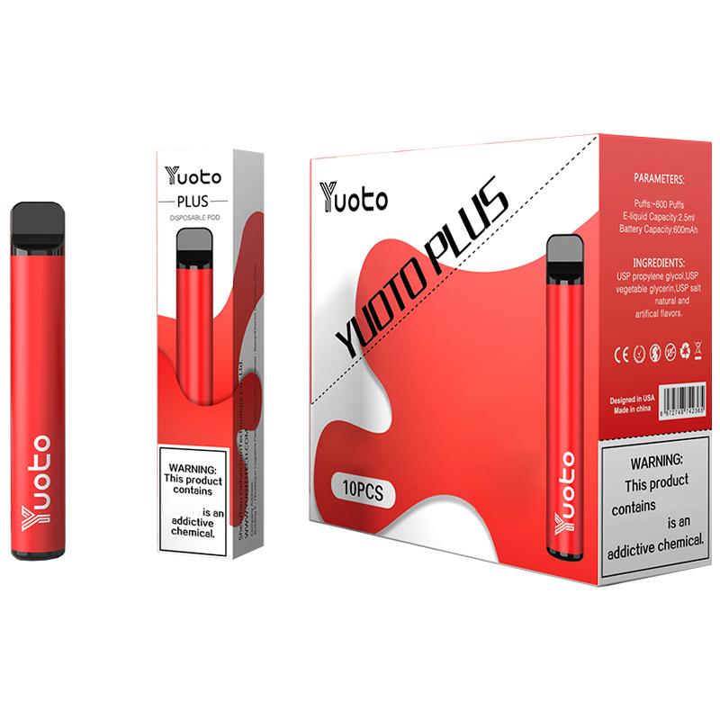 YUOTO PLUS DISPOSABLE VAPE KIT (800 PUFFS-600MAH)