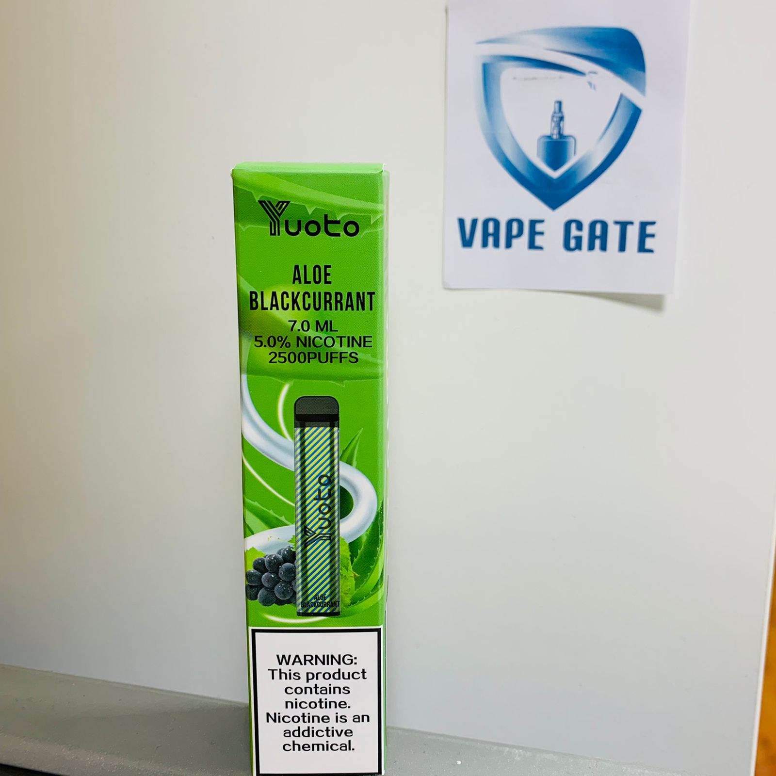 YUOTO XXL DISPOSABLE VAPE KIT 2500 PUFFS 1200MAH
