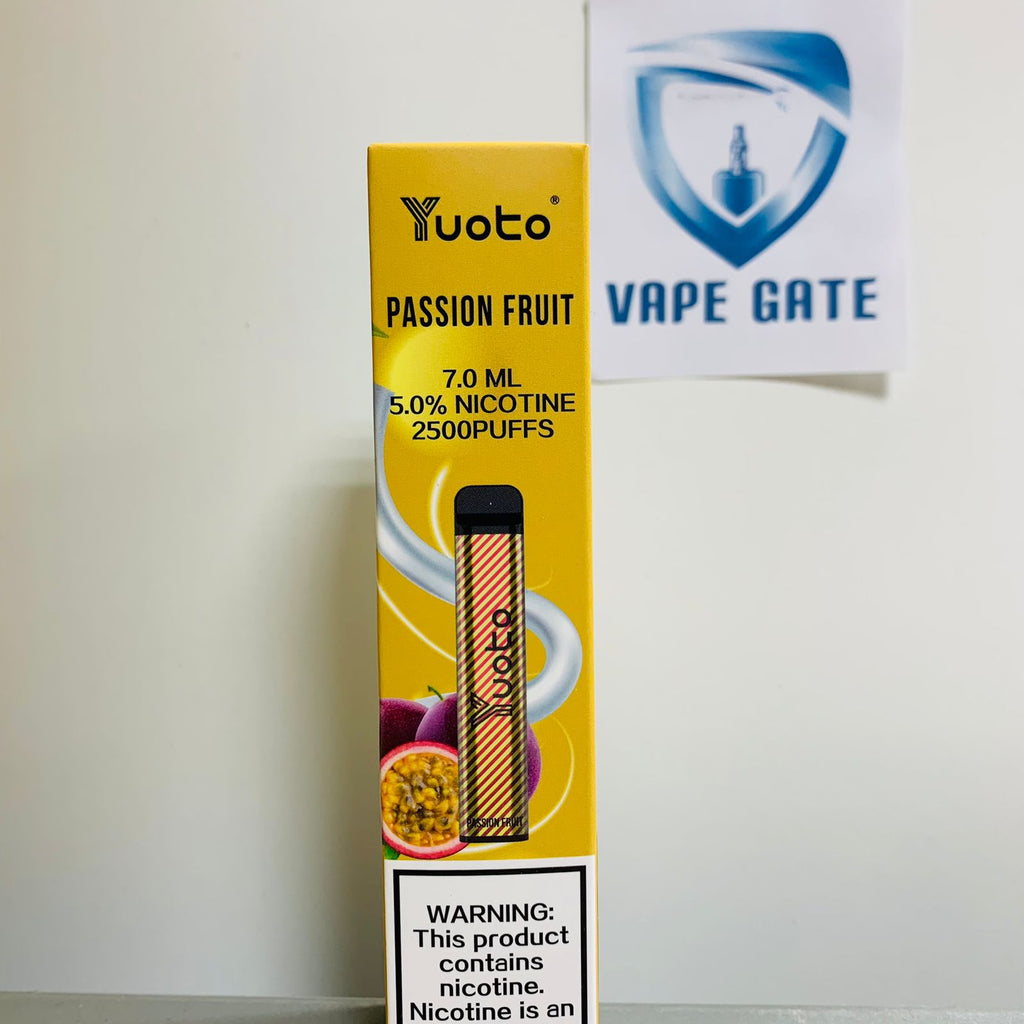 YUOTO XXL DISPOSABLE VAPE KIT 2500 PUFFS 1200MAH