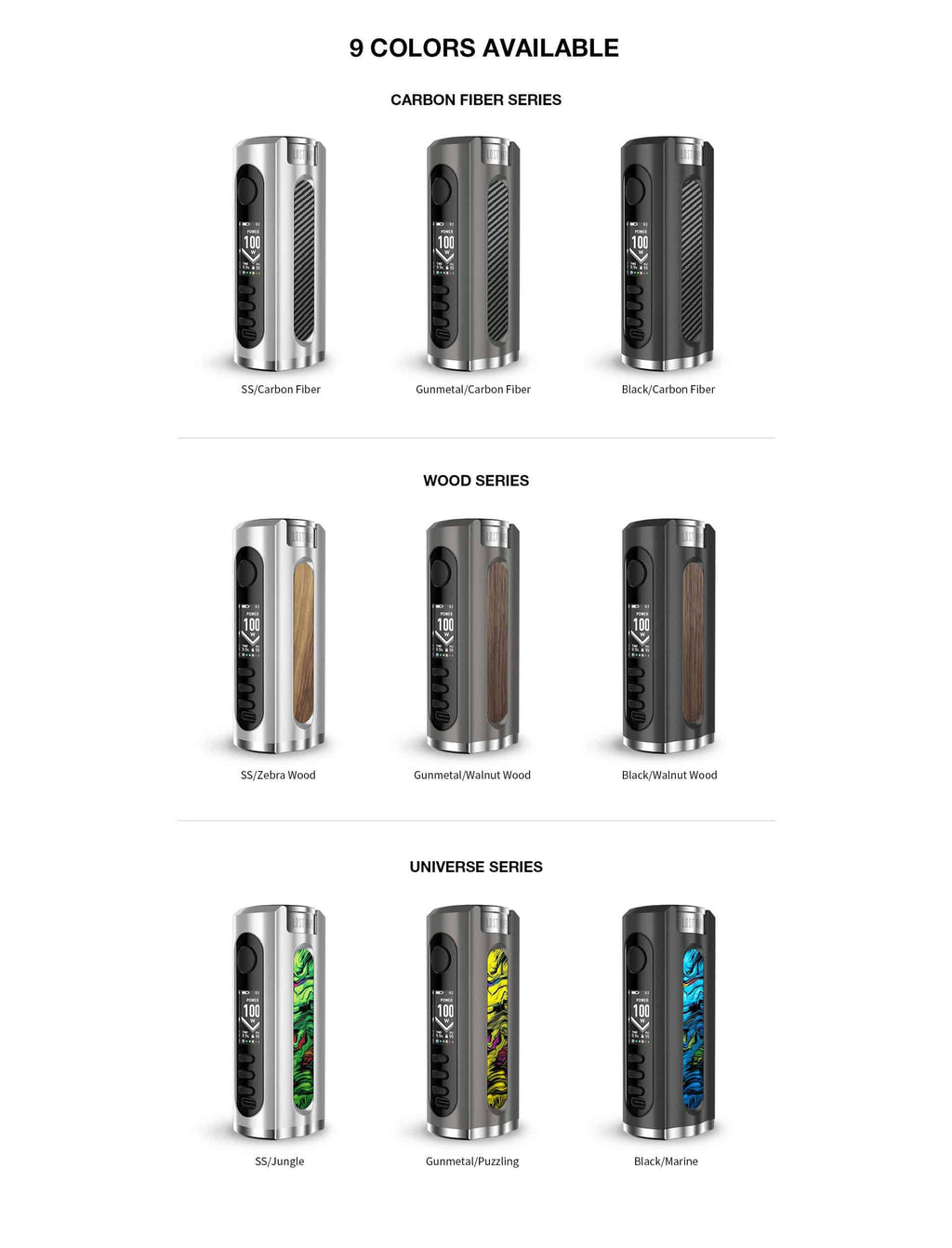 Grus 100W Box Mod - by Lost Vape