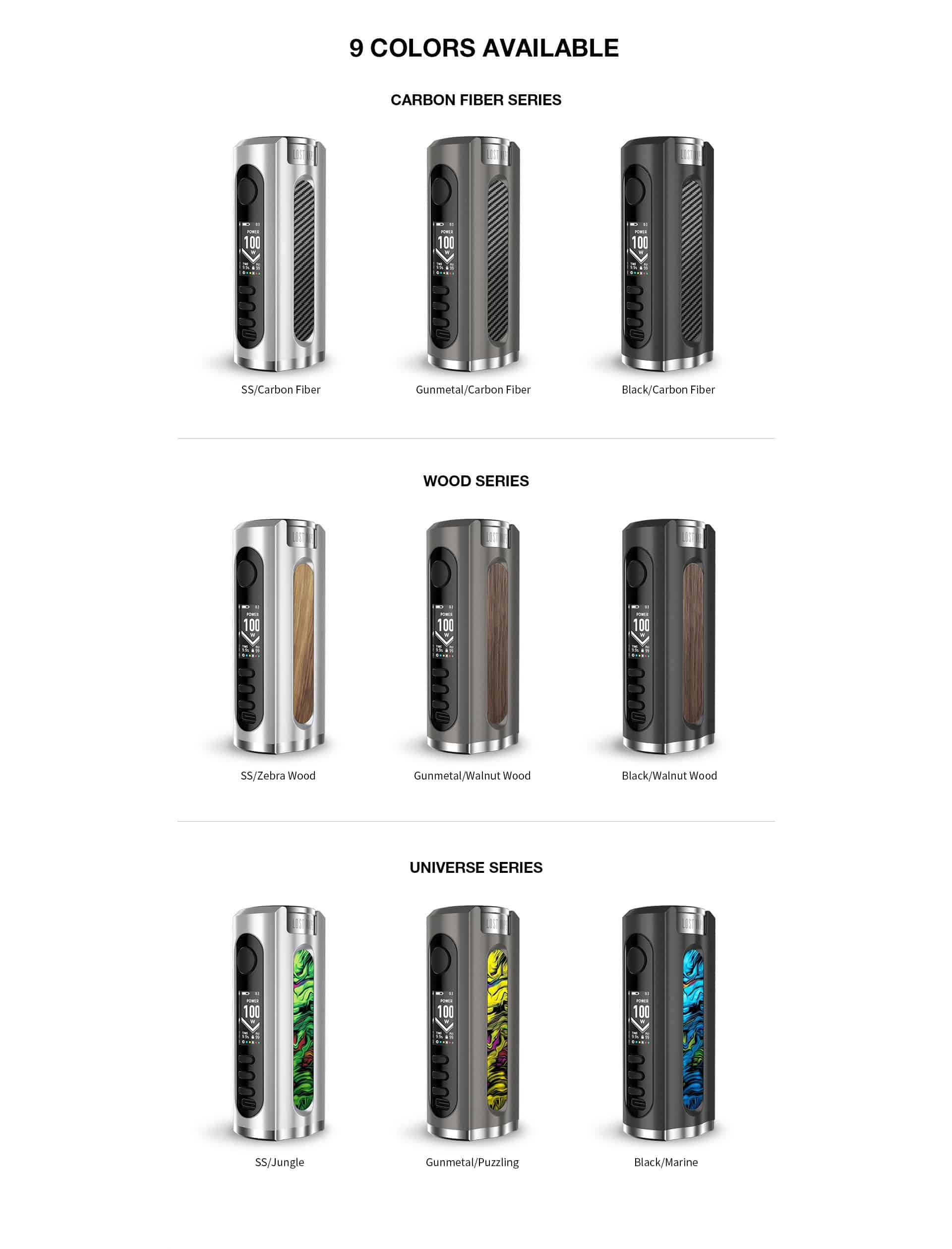 Grus 100W Box Mod - by Lost Vape