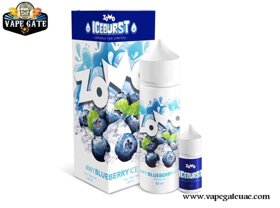 Blueberry Ice 60ml E liquid by Zomo