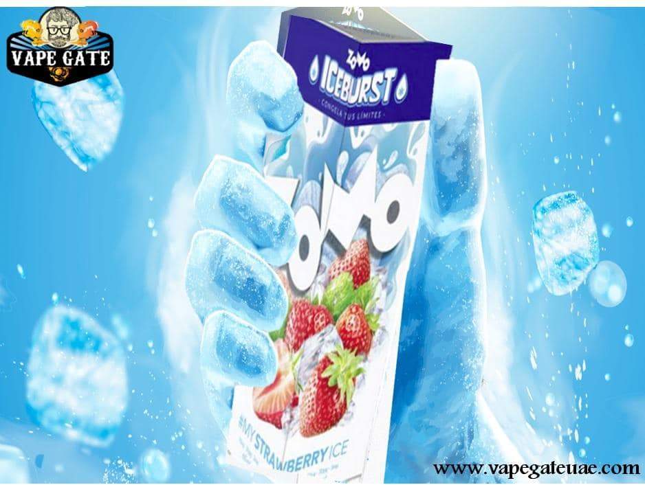 Strawberry Ice 60ml E liquid by Zomo