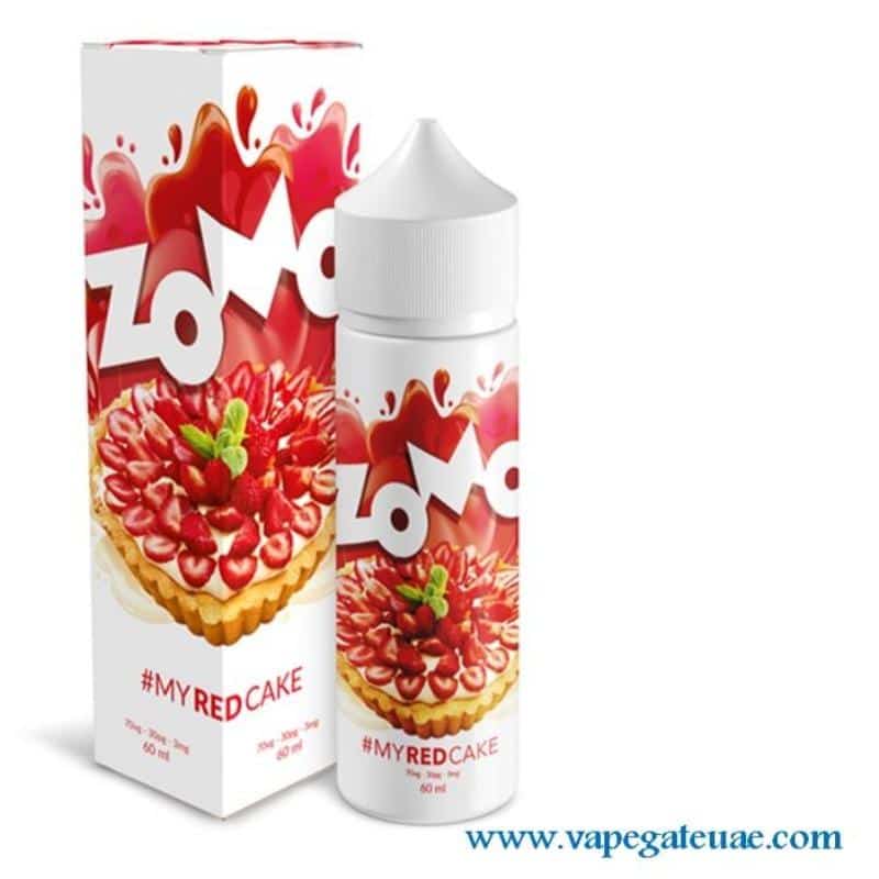 Red Cake 60ml E liquid by Zomo