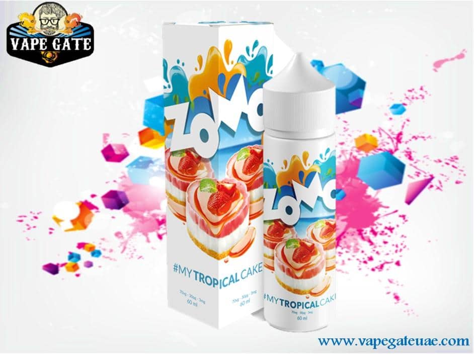 Tropical Cake 60ml E liquid by Zomo