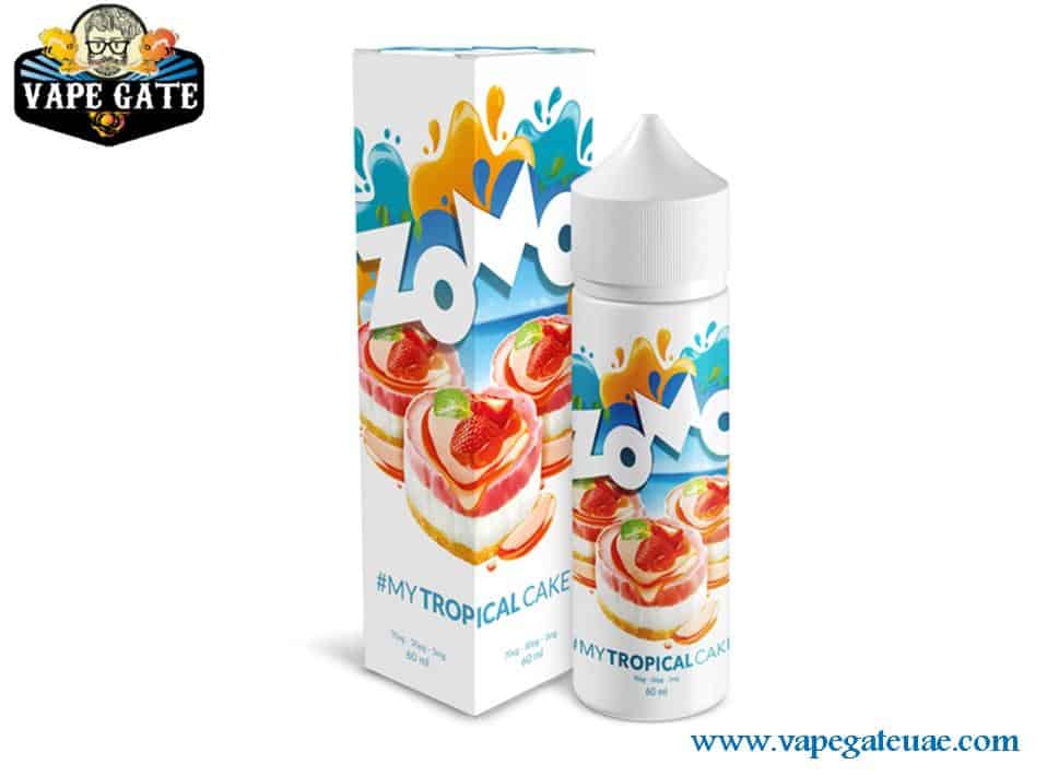 Tropical Cake 60ml E liquid by Zomo
