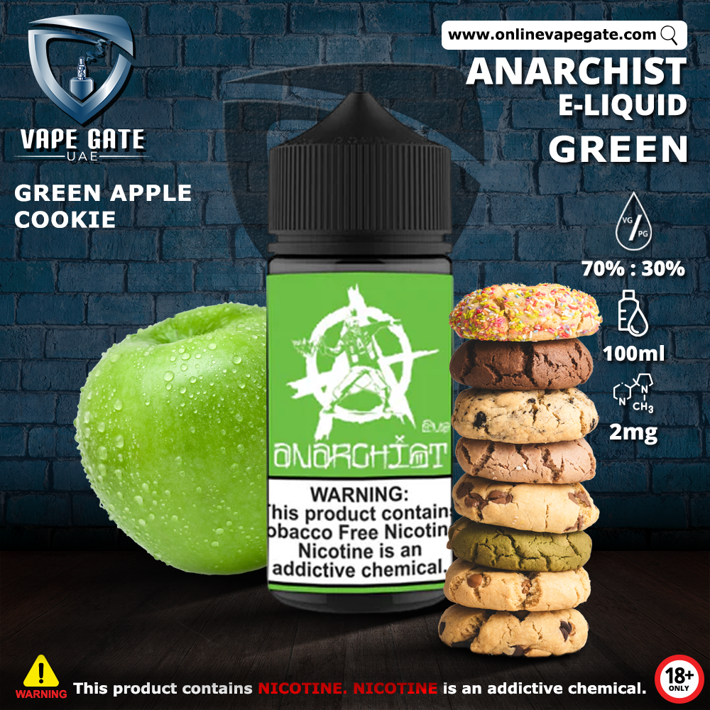 ANARCHIST - GREEN 100ML ELIQUID