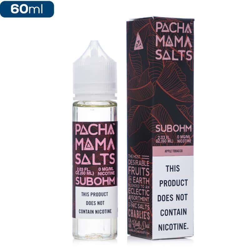 Pachamama Sub Ohm Salt Apple Tobacco - Charlie's Chalk Dust