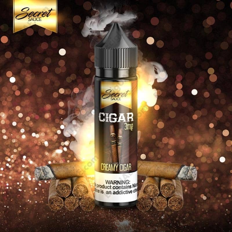 Creamy Cigar 60ml E Liquid by Secret Sauce