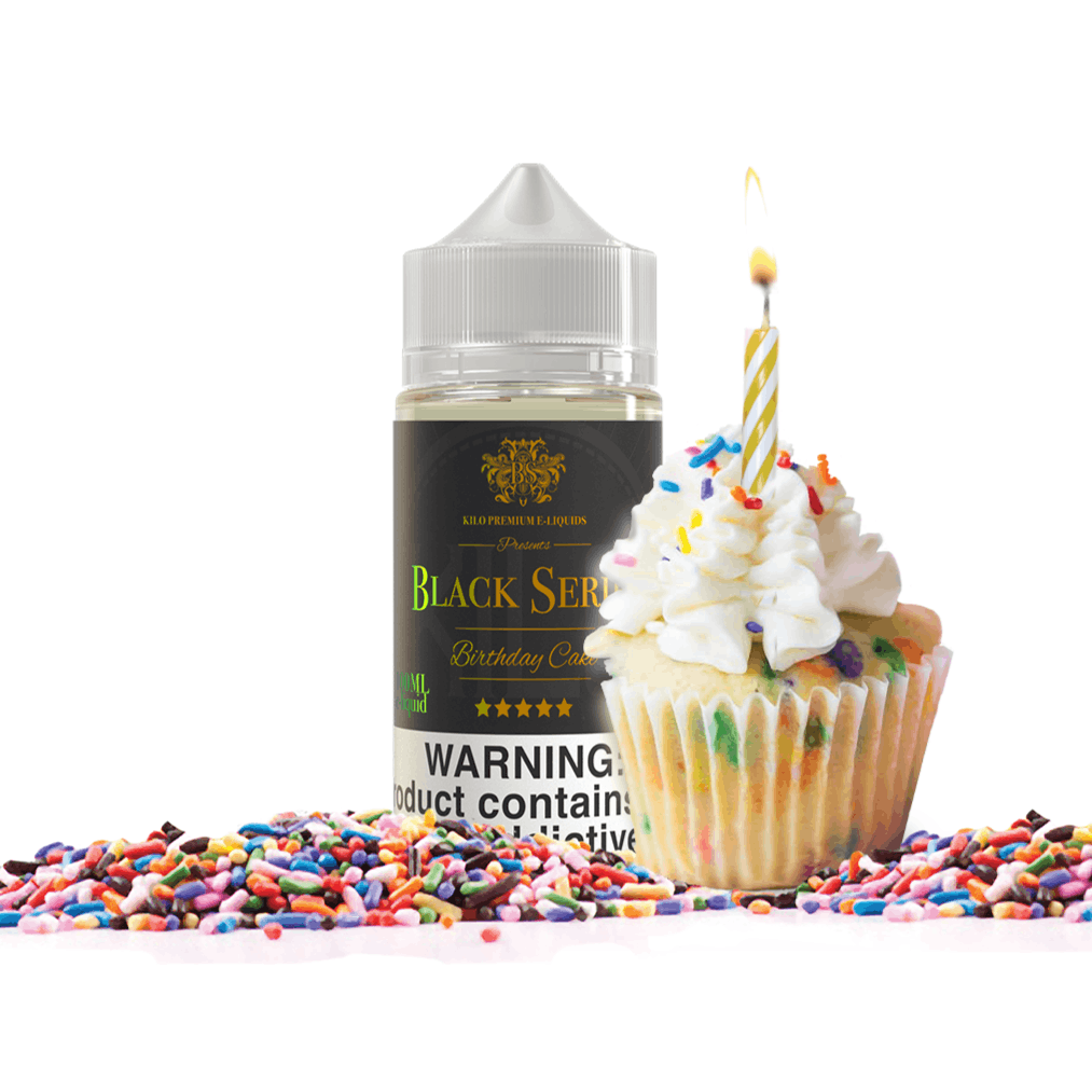 Birthday Cake Black Series E Liquid by Kilo