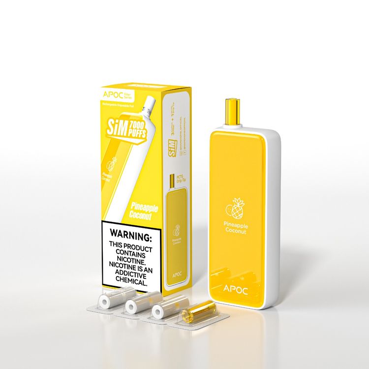 APOC - SIM 7000 Puffs Rechargeable Disposable Vape