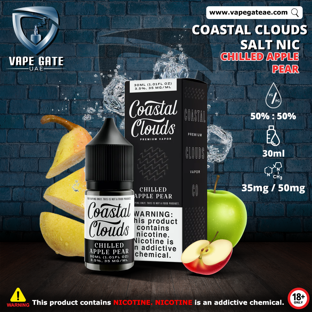 CHILLED APPLE PEAR - COASTAL CLOUDS 30ML SALTNIC