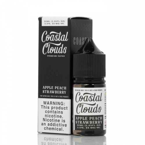 APPLE PEACH STRAWBERRY - COASTAL CLOUDS 30ML SALTNIC