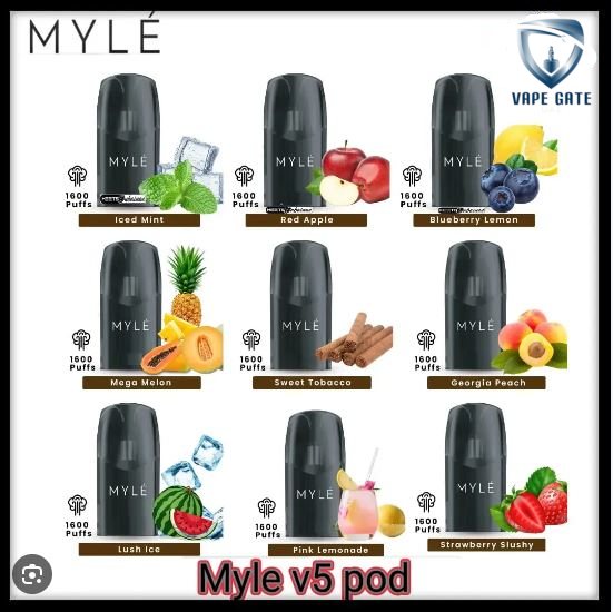 MYLE META V5 Pre-Filled Disposable Vape Pods 2Pcs Pack