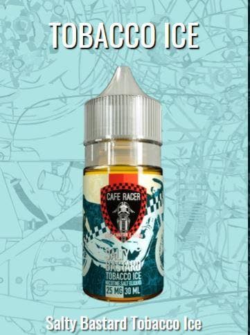 Salty Bastard Tobacco Ice 30ml SaltNic By Cafe Racer E-Liquid