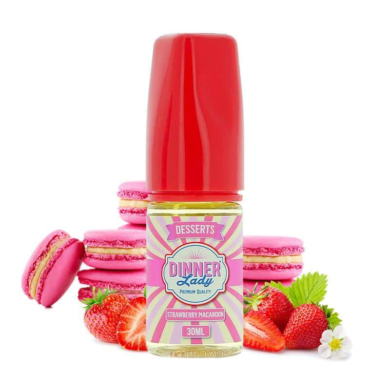 Strawberry Macaroon SaltNic - Dinner Lady