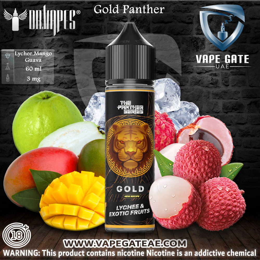 Gold Panther New Recipe 60ml E Liquid by Dr. Vapes