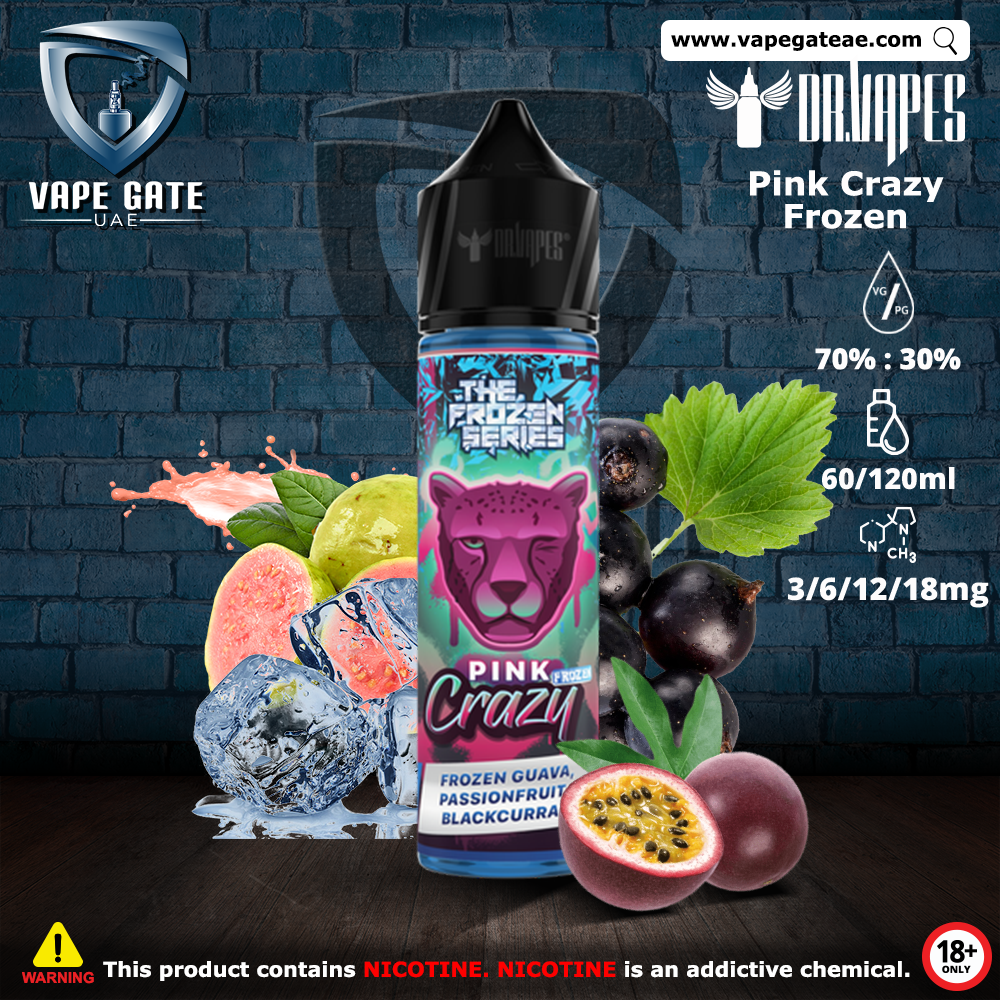 Pink Crazy Frozen E-Liquid - Dr Vapes