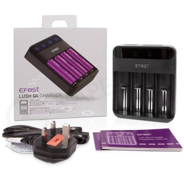 Efest LUSH Q4 4 Bay Battery Charger