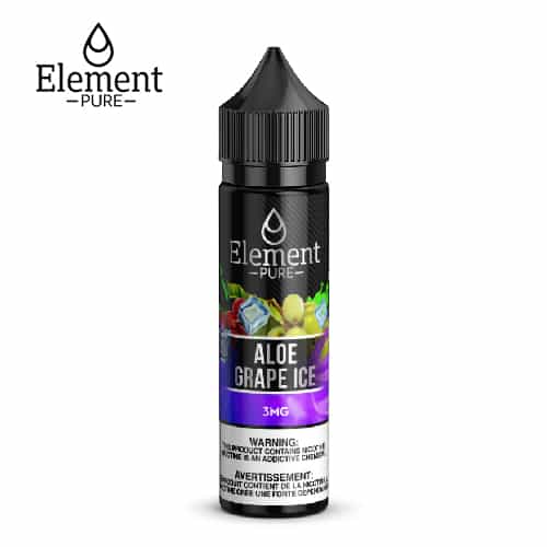 ELEMENT PURE - ALOE GRAPE ICE ELIQUID (60ML)