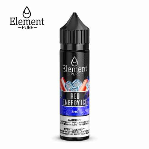 ELEMENT PURE - RED ENERGY ICE ELIQUID (60ML)