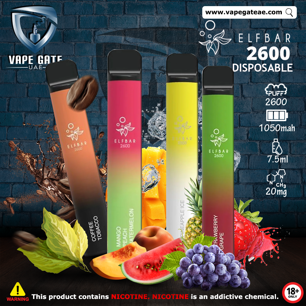 ELF BAR 2600 Disposable Pod Device 1050mAh