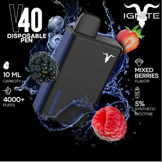 IGNITE - V40 (4000+ Puffs) Disposable Vape