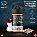 District One21 Black Water - 60ml E liquid by Five Pawns California