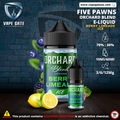 BERRY LIMEADE ICE - ORCHARD BLEND FRUIT 60ML ELIQUID BY FIVE PAWNS