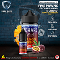 MANGO PASSION ICE- ORCHARD BLEND FRUIT 60ML ELIQUID BY FIVE PAWNS