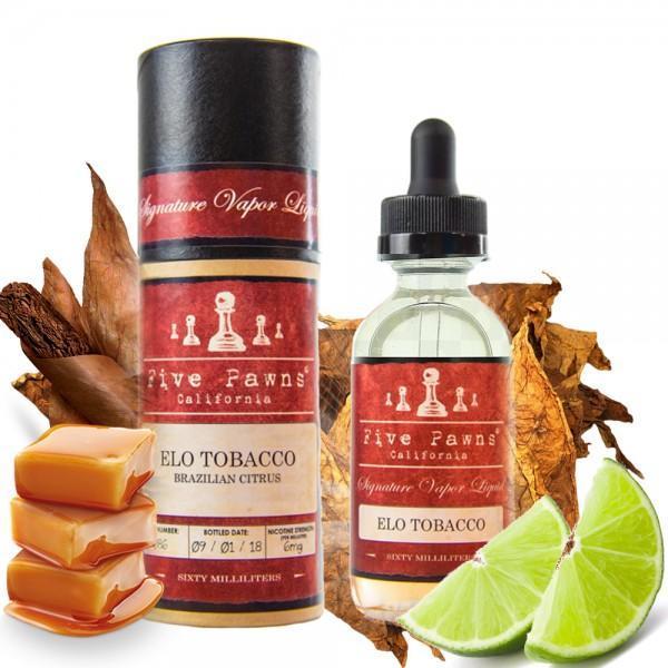 Elo Tobacco - 60ml E liquid by Five Pawns California