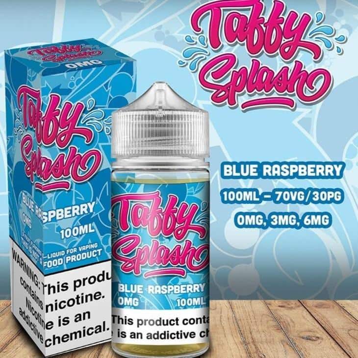 Blue Raspberry Taffy E liquid by Taffy Splash