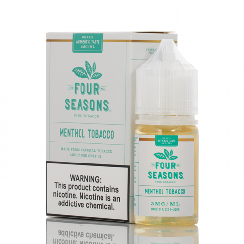 MENTHOL TOBACCO ELIQUID - FOUR SEASONS FINE TOBACCO