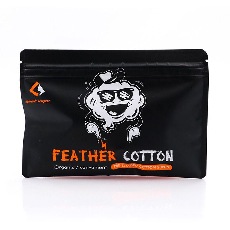 Geekvape Squares of Feather Organic Cotton 20pcs