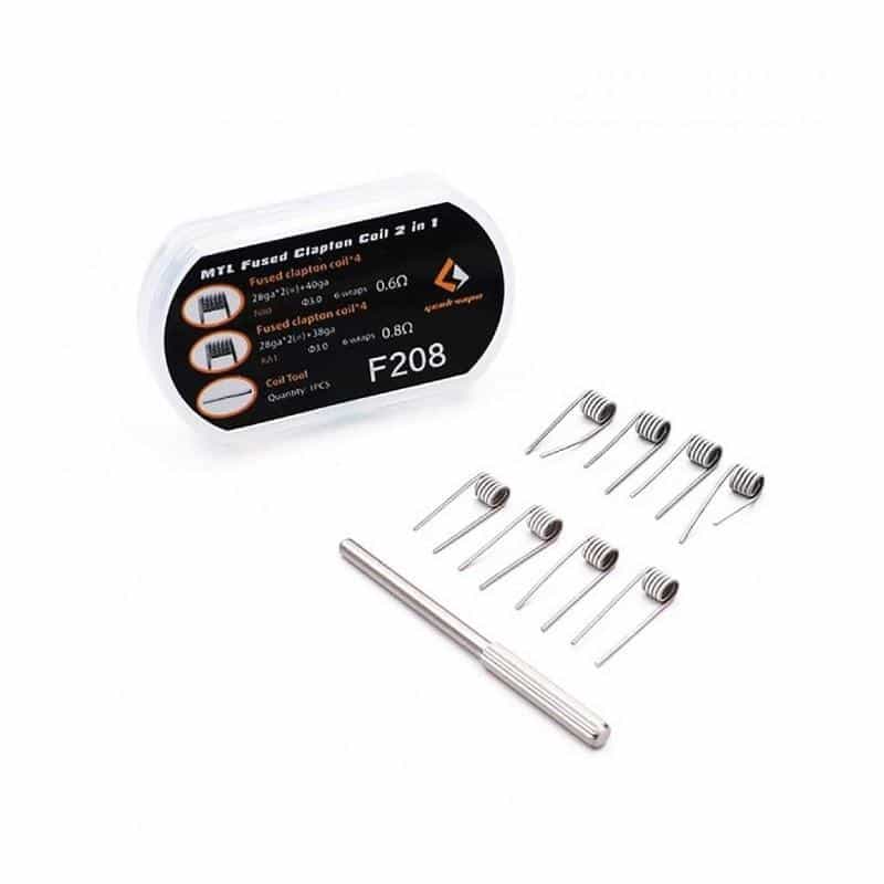 GeekVape F208 MTL Fused Clapton Coil 2 in 1 Coil Kit