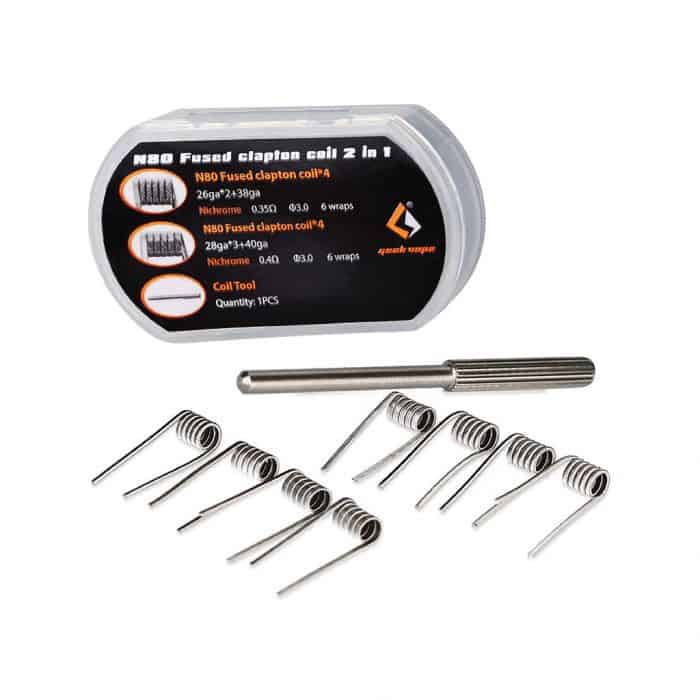 GeekVape F203 Fused Clapton Coil 2 in 1 Coil Kit