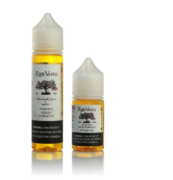 Gold Tobacco - 60ml E liquid by Ripe Vape