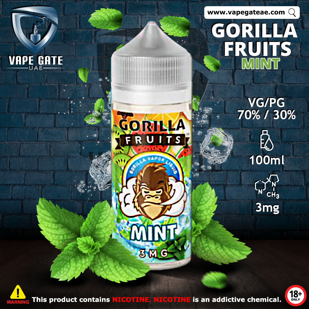 Mint Ice Gorilla Fruits E Liquid by E&B Flavor