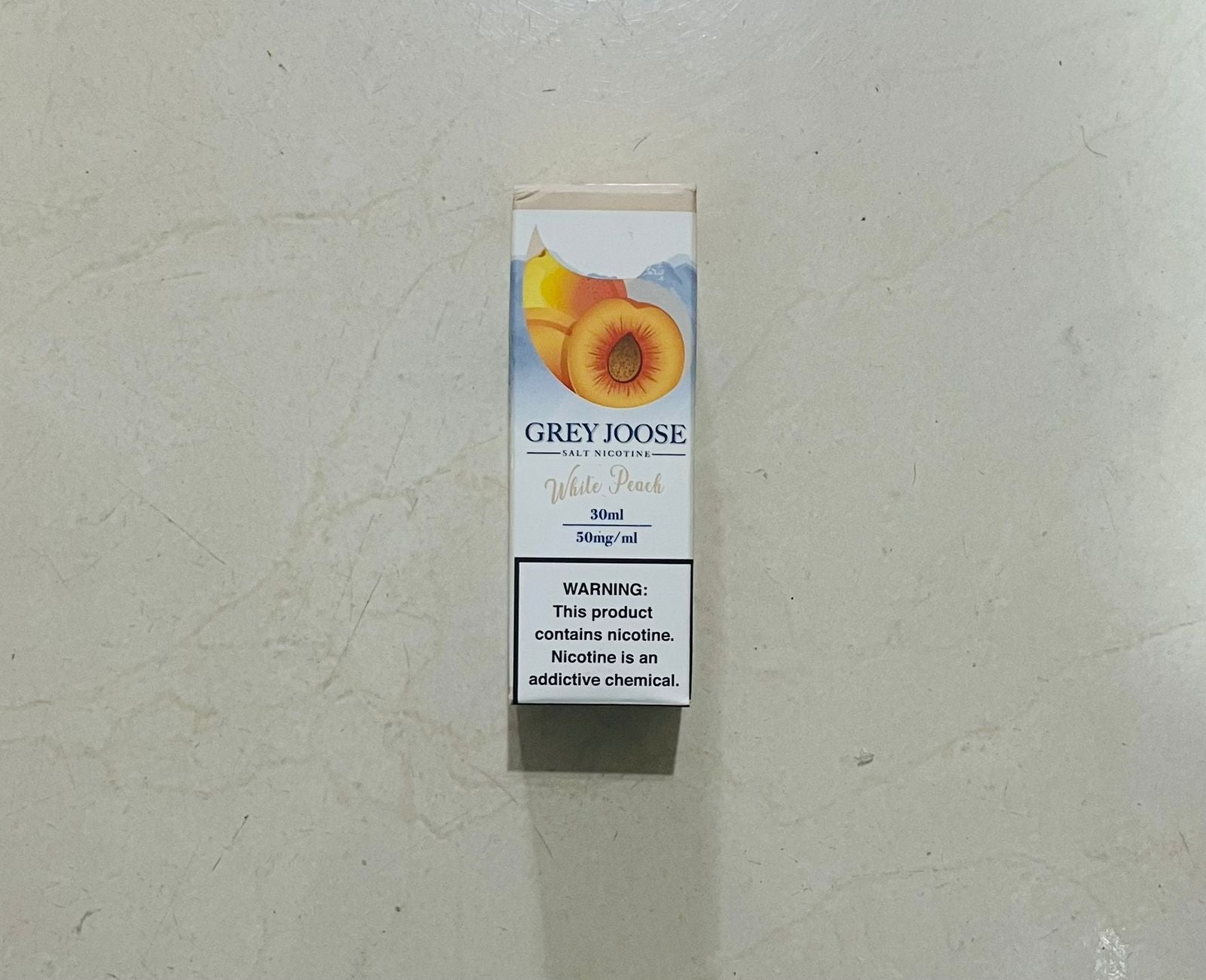 White Peach - Grey Joose 30ml Saltnic