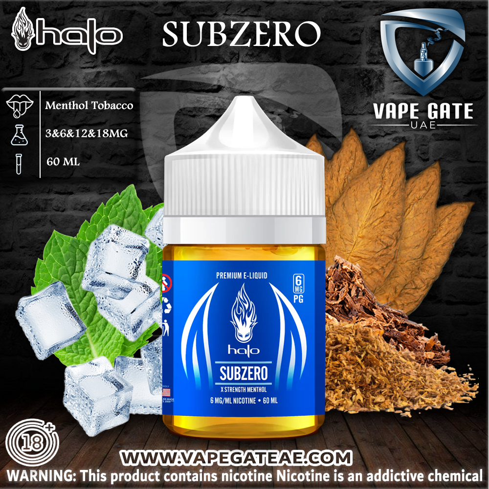 Halo Subzero Menthol - E Liquid