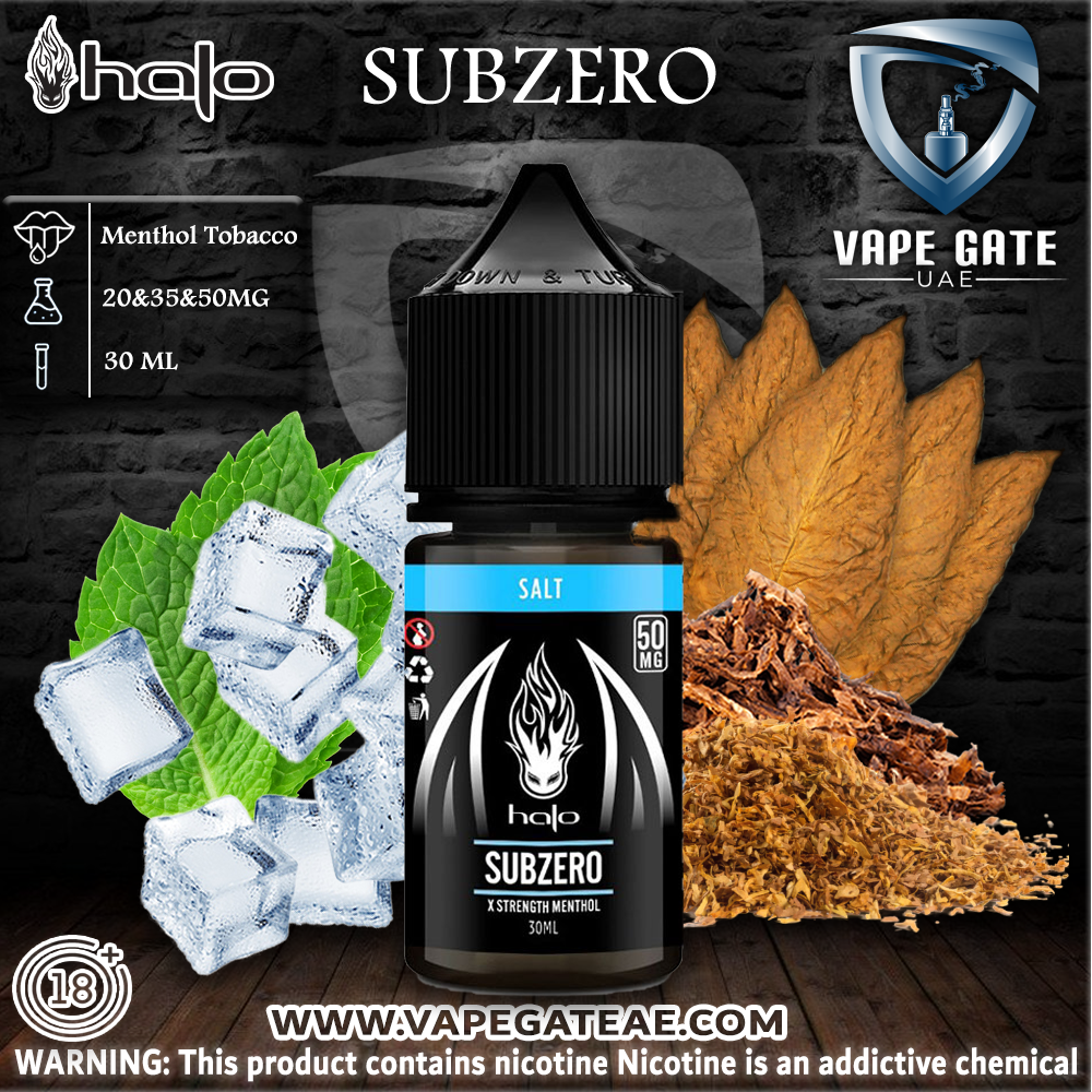 Halo Subzero Menthol - 30ml SaltNic