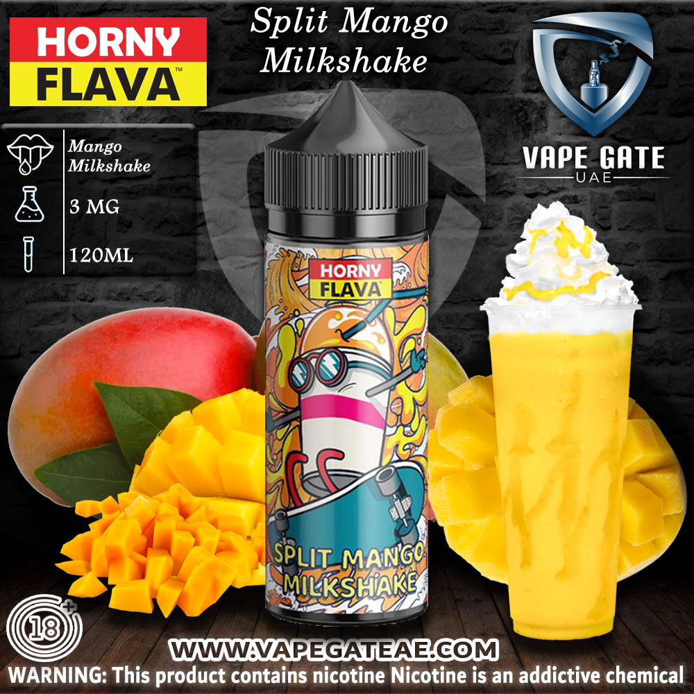 Horny - Split Mango Milkshake 120ml E Liquid by Horny Flava