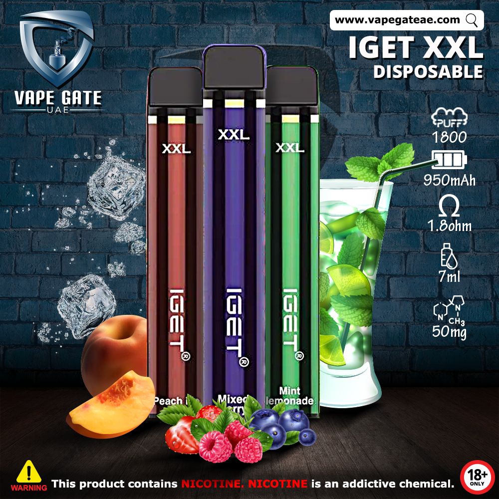 IGET XXL Disposable Vape Pod 1800 PUFF