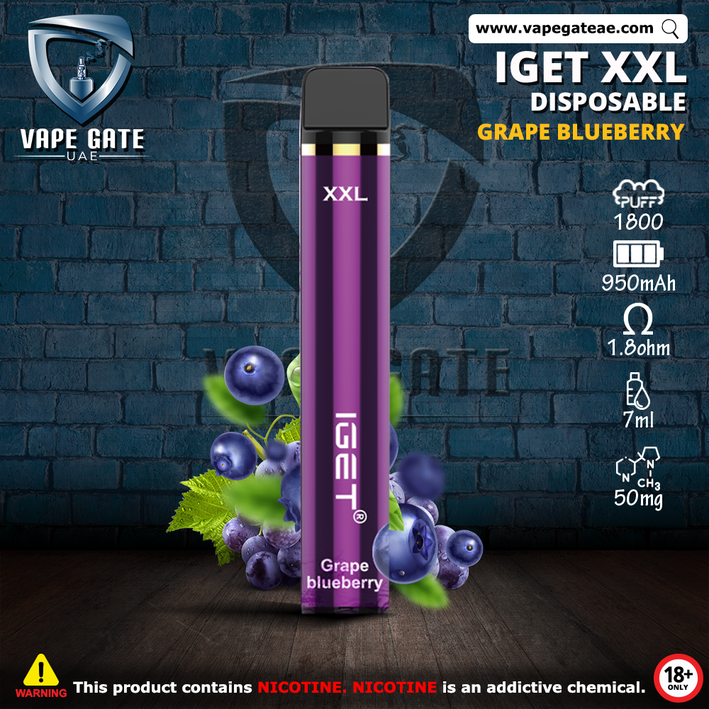 IGET XXL Disposable Vape Pod 1800 PUFF